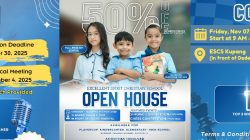 ESCS Kupang Ajak Warga Ikut Open House, Tawarkan Diskon 50 Persen untuk Pendaftaran Siswa Baru